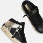 Crime London Zwarte leren sneakers met platinadetails Black Dames - Thumbnail 5