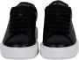 Crime London Zwarte Leren Sneakers met Rubberen Zool Black Dames - Thumbnail 15