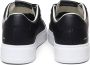 Crime London Zwarte Leren Sneakers met Witte Zool Black Heren - Thumbnail 3