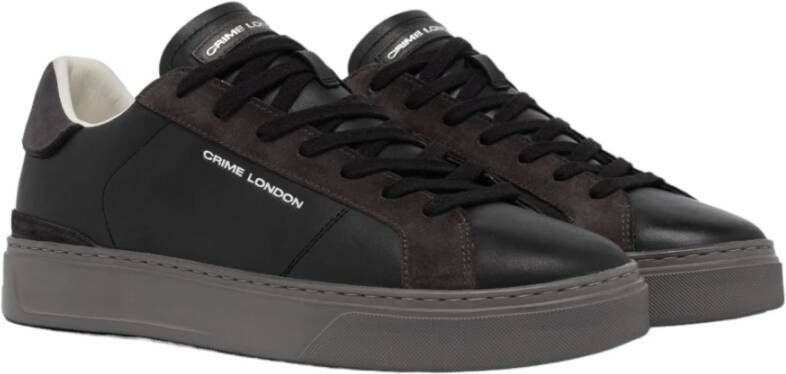 Crime London Zwarte Sneakers voor een Stijlvolle Look Black Heren