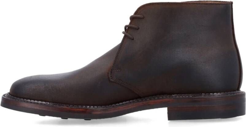 Crockett & Jones Donkerbruine Chukka Boots Brown Heren