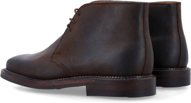 Crockett & Jones Donkerbruine Chukka Boots Brown Heren