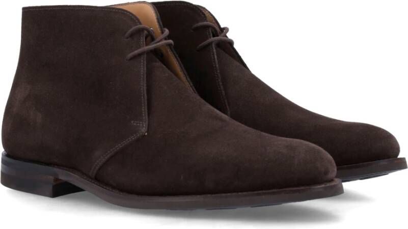 Crockett & Jones Donkerbruine Chukka Laarzen Brown Heren