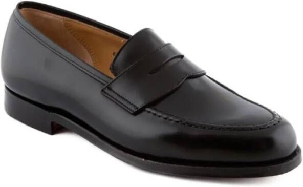 Crockett & Jones Zwarte Penny Loafer 'Boston' Schoenen Black Heren