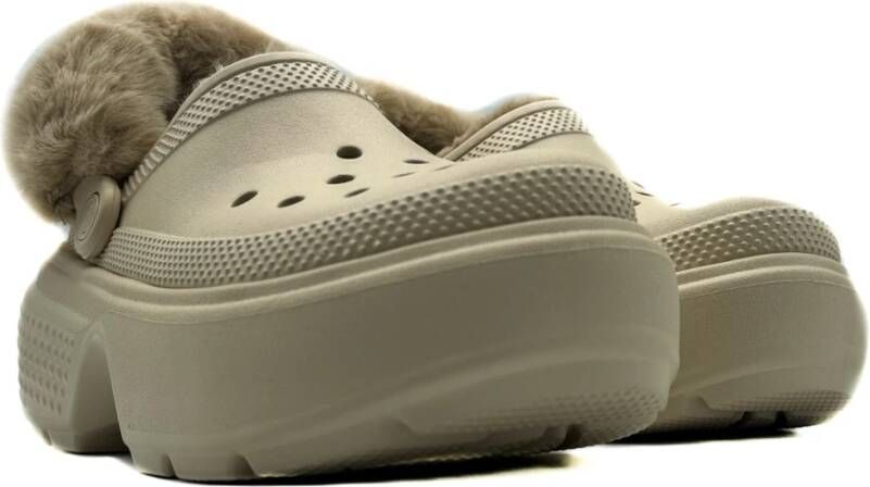 Crocs Beige Gevoerde Schoenen voor Moderne Vrouw Beige Dames