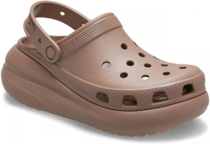 Crocs Bruine Platform Klomp met Comfortabel Ontwerp Brown Dames