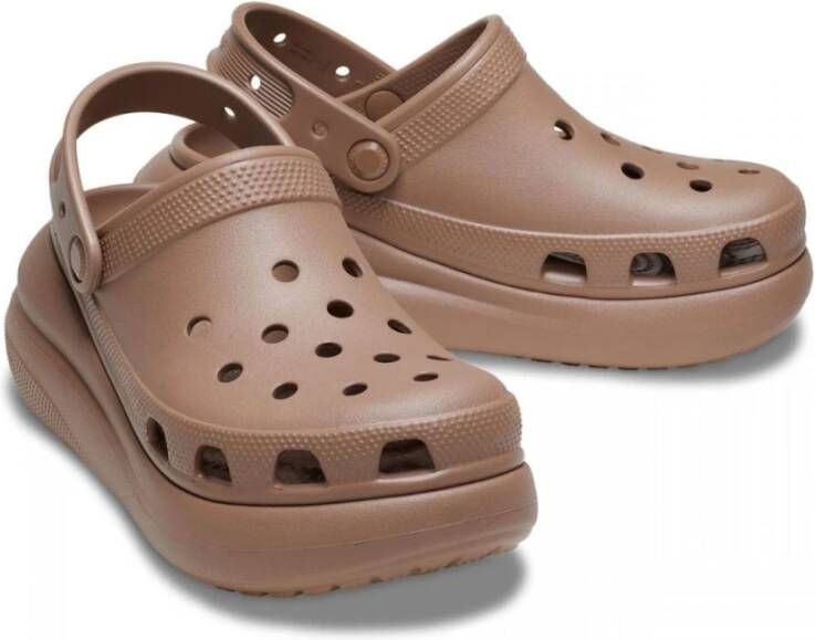 Crocs Bruine Platform Klomp met Comfortabel Ontwerp Brown Dames