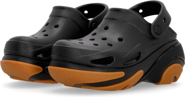 Crocs Bubble Crush Klomp Zwart gum Black Heren