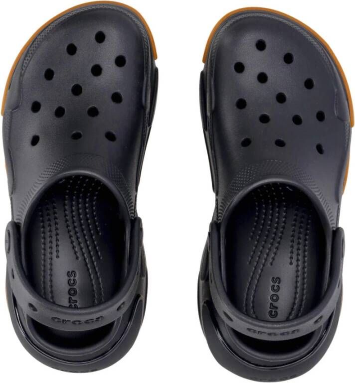 Crocs Bubble Crush Klomp Zwart gum Black Heren