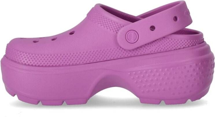 Crocs Bubble Stomp Klomp Pink Dames