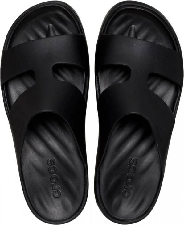 Crocs Classic Crush Ciabatta Sandal Black Dames