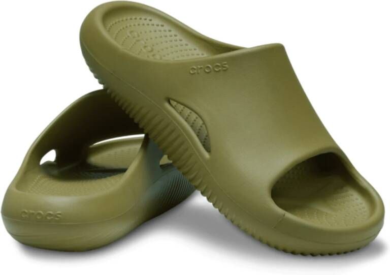 Crocs Comfortabele Recovery Mules Mellow Stijl Green Heren