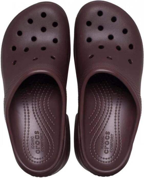 Crocs Comfortabele Sandalen voor Dagelijks Gebruik Brown Dames