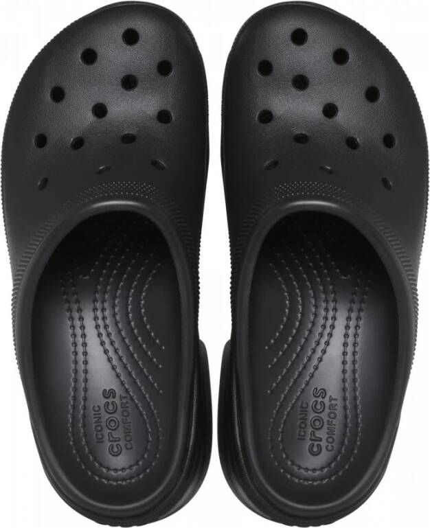 Crocs Comfortabele Sleehak Sandalen Black Dames