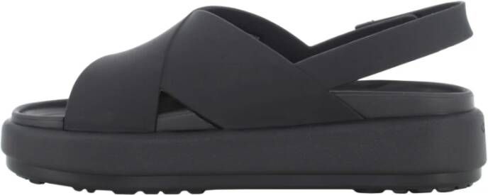 Crocs Dames Brooklyn Luxe Cross Strap Sandalen Black Dames