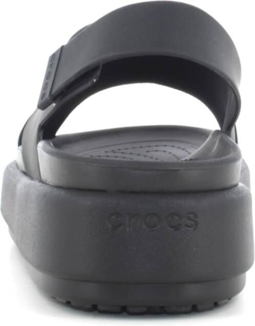 Crocs Dames Brooklyn Luxe Cross Strap Sandalen Black Dames