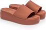 Crocs Dames Brooklyn Slide Sandalen Brown Dames - Thumbnail 2