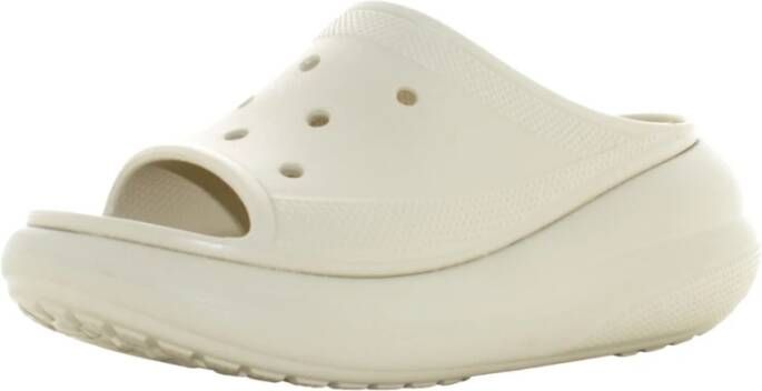 Crocs Dames Crush Slide Sandalen White Dames