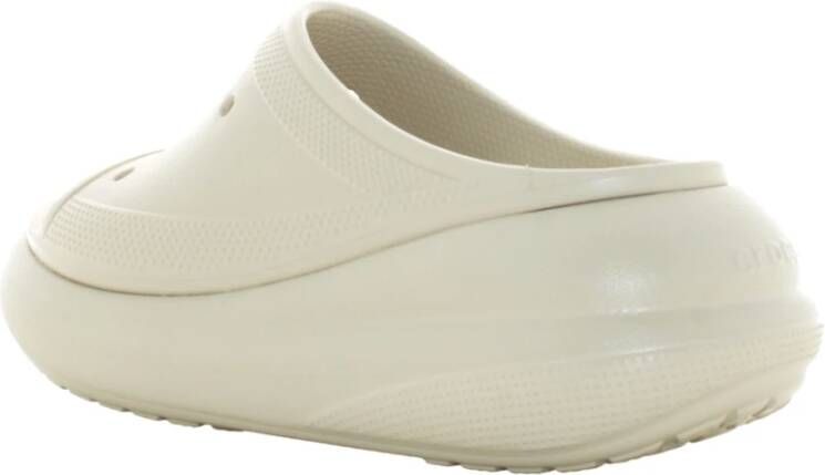 Crocs Dames Crush Slide Sandalen White Dames