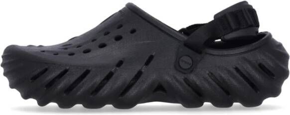 Crocs Echo Clog Lichtgewicht Rubber Slippers Black Heren