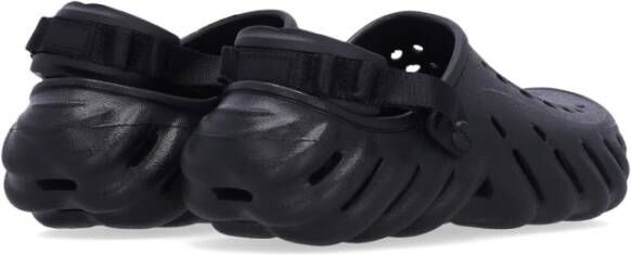 Crocs Echo Clog Lichtgewicht Rubber Slippers Black Heren