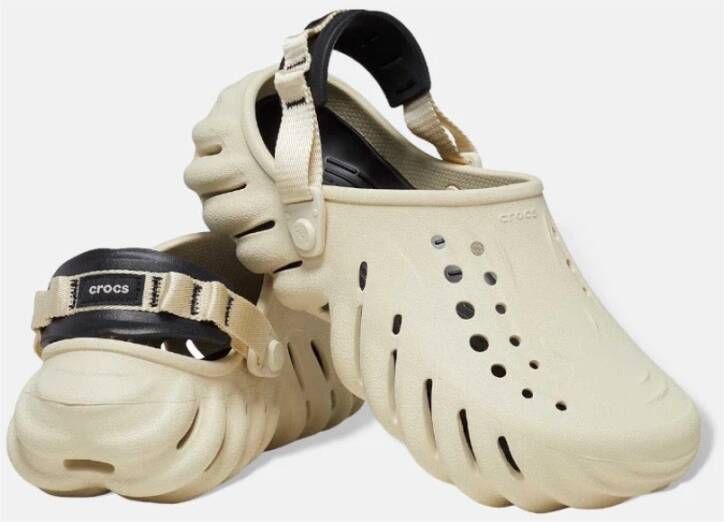 Crocs Echo Klomp Lichtgewicht Comfort Schoen Beige Heren