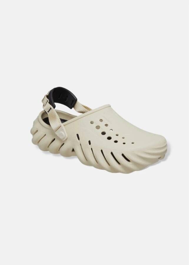 Crocs Echo Klomp Lichtgewicht Comfort Schoen Beige Heren