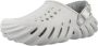 Crocs Witte Echo Clog Sandalen White Heren - Thumbnail 7