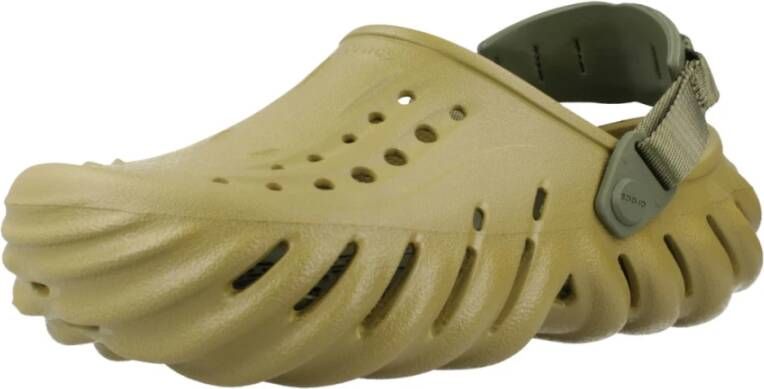 Crocs Echo Klompen voor Stijlvol Comfortabel Dragen Green Dames