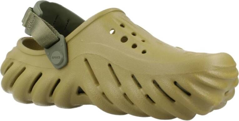 Crocs Echo Klompen voor Stijlvol Comfortabel Dragen Green Dames