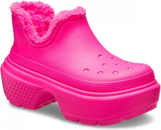 Crocs Fuchsia Stomp Shorty Laarzen Pink Dames