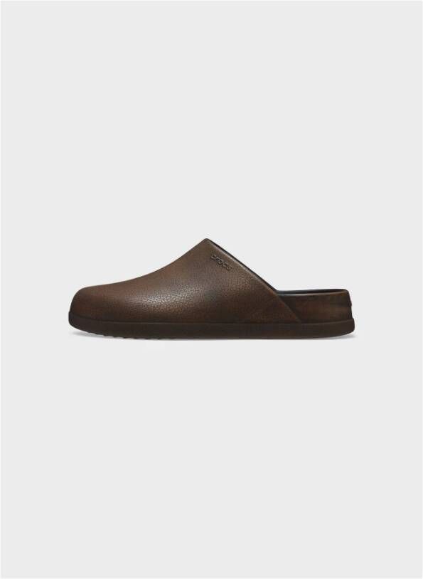 Crocs Gebrande Klomp Sandaal Unisex Brown Heren