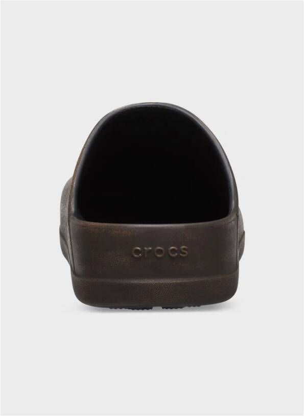 Crocs Gebrande Klomp Sandaal Unisex Brown Heren