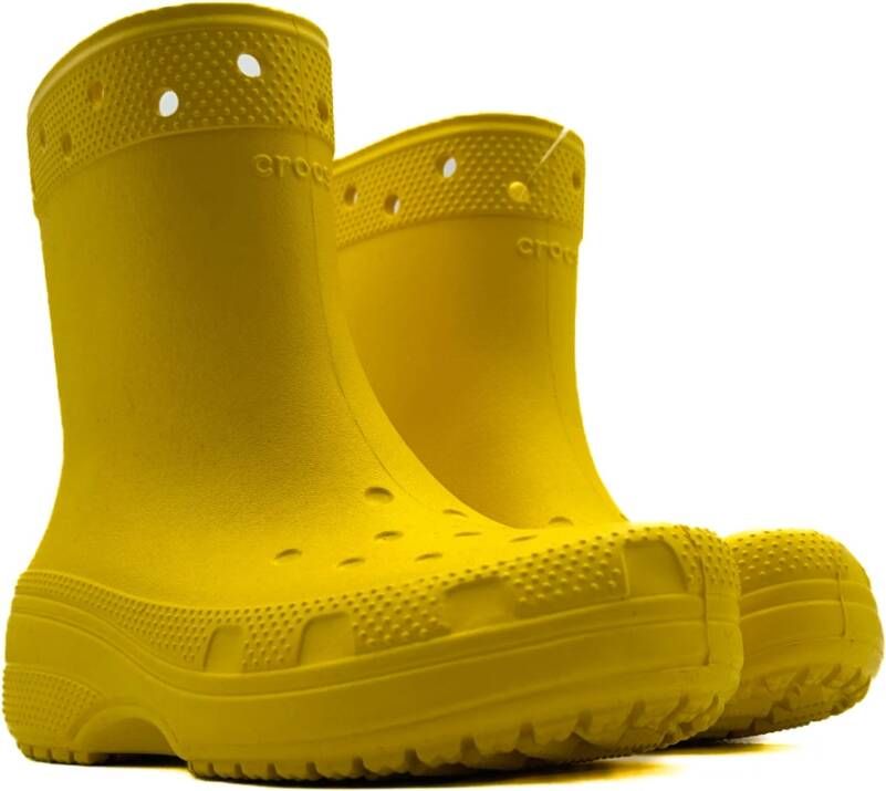 Crocs Gele regenlaarzen Yellow Dames