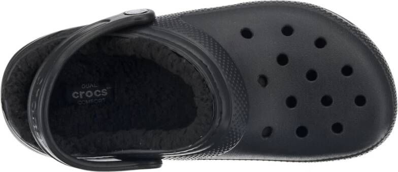 Crocs Gevoerde klomp met zachte voering en hielband Black Heren