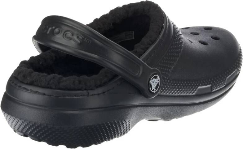 Crocs Gevoerde klomp met zachte voering en hielband Black Heren