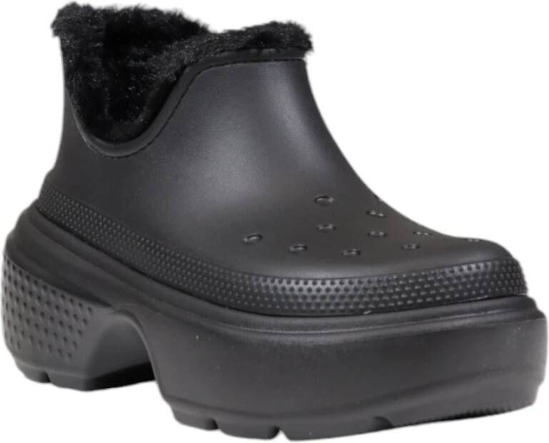 Crocs Gevoerde Shorty Boot voor vrouwen Black Dames