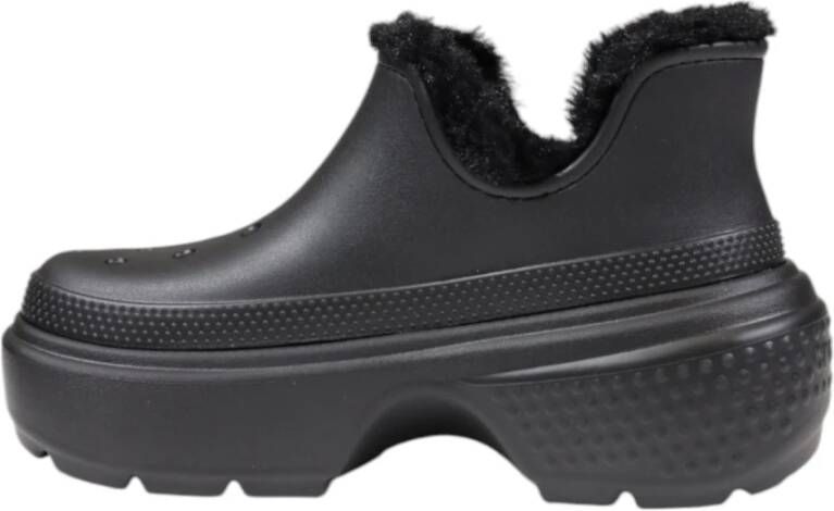 Crocs Gevoerde Shorty Boot voor vrouwen Black Dames