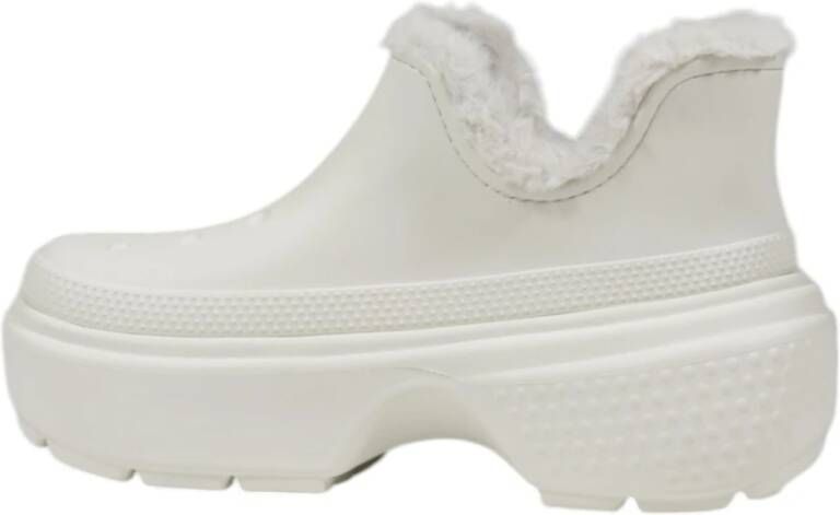 Crocs Gevoerde Shorty Boot voor vrouwen White Dames