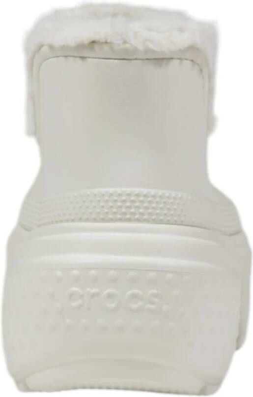 Crocs Gevoerde Shorty Boot voor vrouwen White Dames