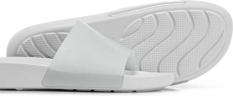 Crocs Glanzende Splash Slippers White Heren