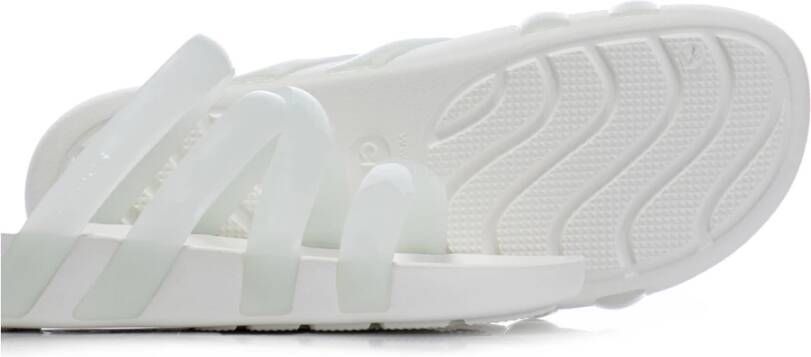 Crocs Glanzende Strappy Sandalen White Heren