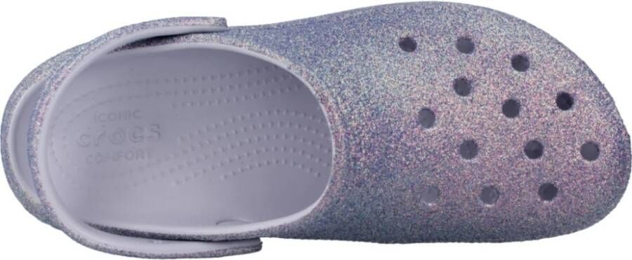 Crocs Glitter Platform Klompen Purple Dames