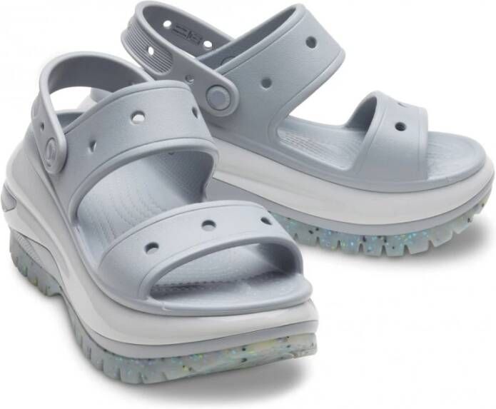 Crocs Grijze Sandalen Mega Crush Stijl Gray Dames