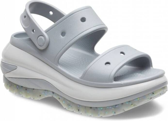 Crocs Grijze Sandalen Mega Crush Stijl Gray Dames