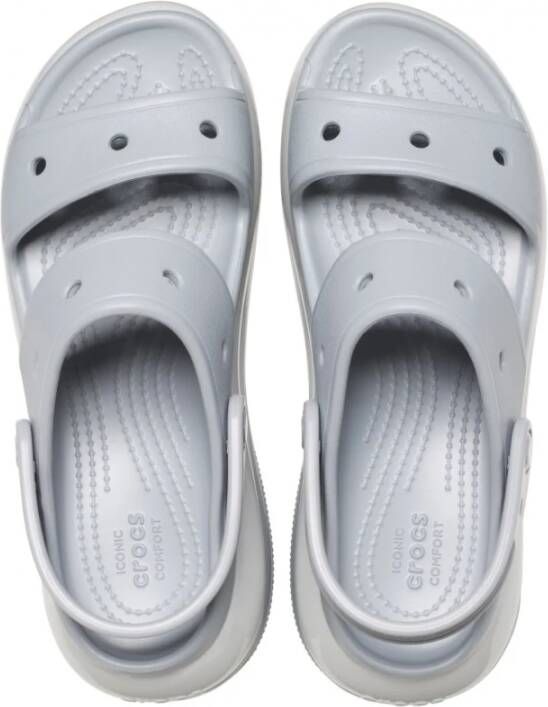 Crocs Grijze Sandalen Mega Crush Stijl Gray Dames