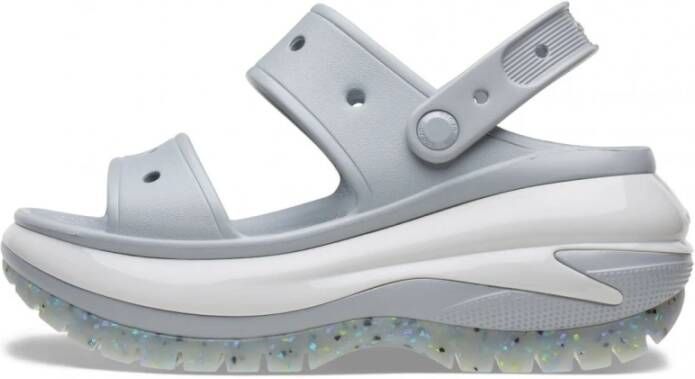 Crocs Grijze Sandalen Mega Crush Stijl Gray Dames