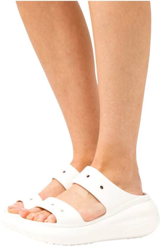 Crocs Klassieke Crush Sandalen White Dames