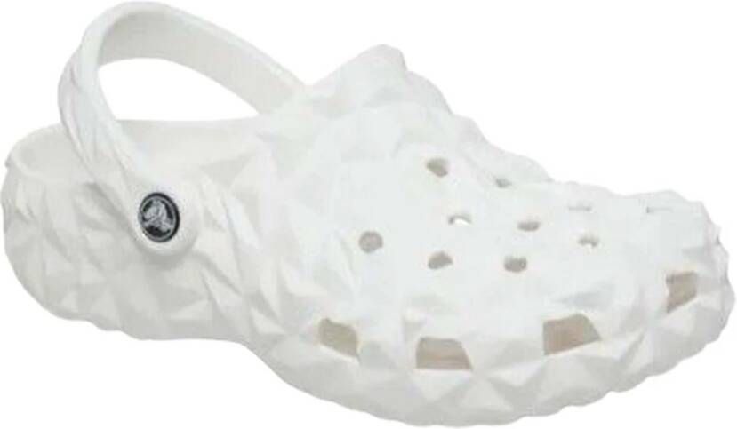 Crocs Klassieke Geometrische Klomp White Heren