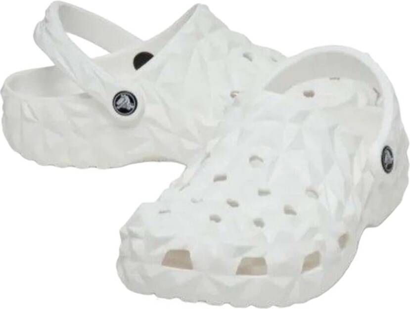 Crocs Klassieke Geometrische Klomp White Heren